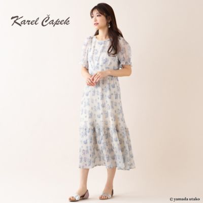 プッペ＆バジーお茶会プリントワンピース（８２０１３４０１）