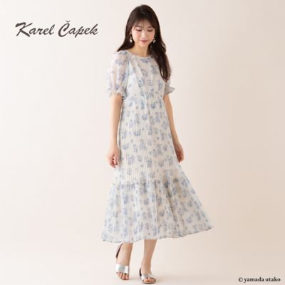 プッペ＆バジーお茶会プリントワンピース（８２０１３４０１）