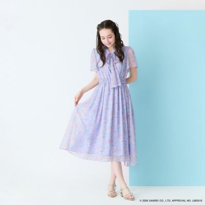 パープル系 Rose Tiara (Women/大きいサイズ)のワンピース