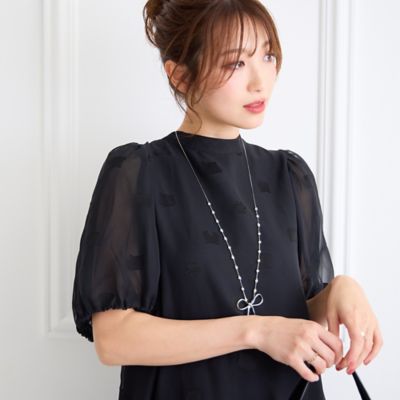 ＜Rose Tiara (Women/大きいサイズ)＞ネコオパールチュニック（８２０２３５０１）