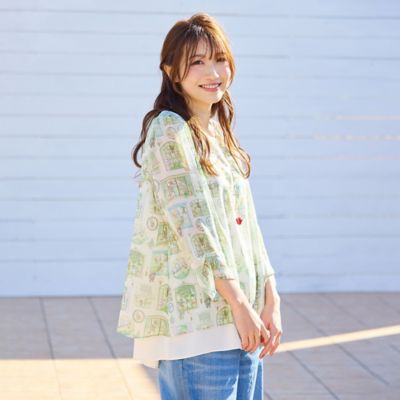 Rose Tiara (Women/大きいサイズ)/ローズティアラ(大きいサイズ) 【22fabric】ムービースタジオ/レイヤードブラウス(82032501)