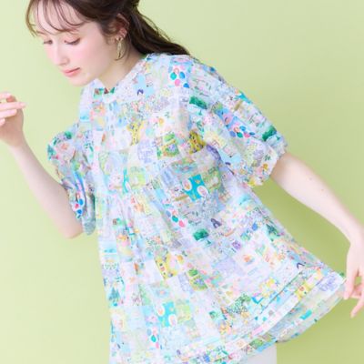22fabric】アニバーサリーパッチワーク／ブラウス