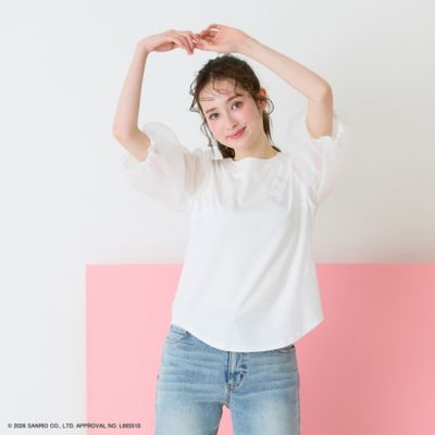 My Melody】マイメロディ ラインストーンTシャツ