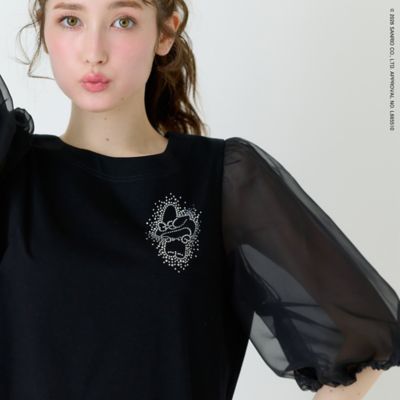 My Melody】マイメロディ ラインストーンTシャツ