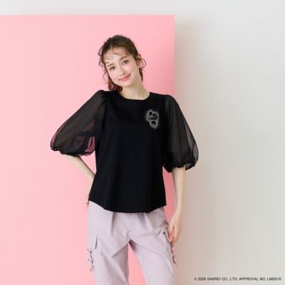 マイメロディ　Tシャツ サンリオ 日焼け マイメロディ 半袖Tシャツ(S) アパレル Sanrio