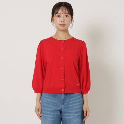 ネコボタンニットカーディガン（８２１３２５０１）