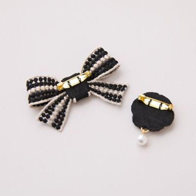 ローズティアラ　 ジョリープッペ 2WAYリボンブローチ 新品＊未使用＊完売品 2WAYリボンブローチ（82142504） | Rose Tiara