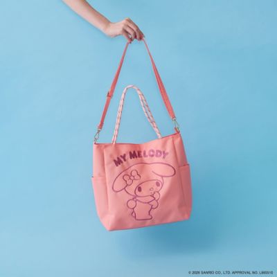 My Melody】 マイメロディ ロープショルダートートバッグ