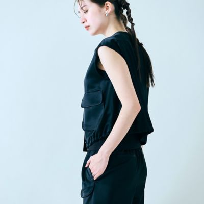 【セットアップ対応】ワーク風フラットベスト（８３００２５０２）