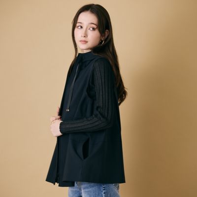 サイドタックフード付きジレ（83005501） | Rose Tiara