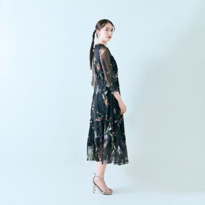 【大人百花掲載】ボタニカルプリントワンピース（８３０１２５０１）