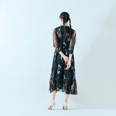 【大人百花掲載】ボタニカルプリントワンピース（８３０１２５０１）