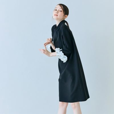 プリーツフラワー付きワンピース（83012604） | Rose Tiara