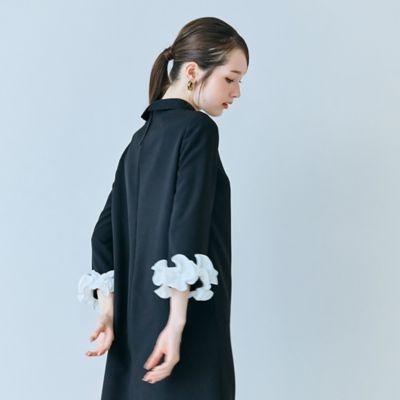 プリーツフラワー付きワンピース（83012604） | Rose Tiara