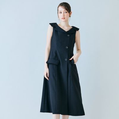 モデル美香×Audie a Muses】ラップ風デザインワンピース