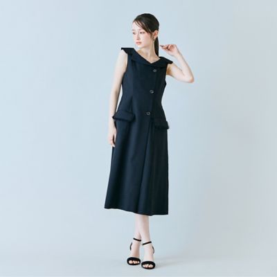 モデル美香×Audie a Muses】ラップ風デザインワンピース