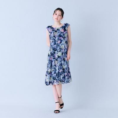 モザイクフラワープリントワンピース（83013604） | Rose