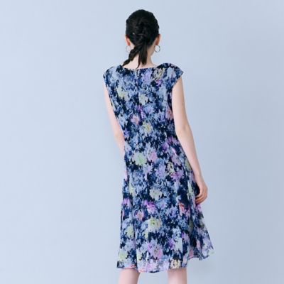 モザイクフラワープリントワンピース（83013604） | Rose
