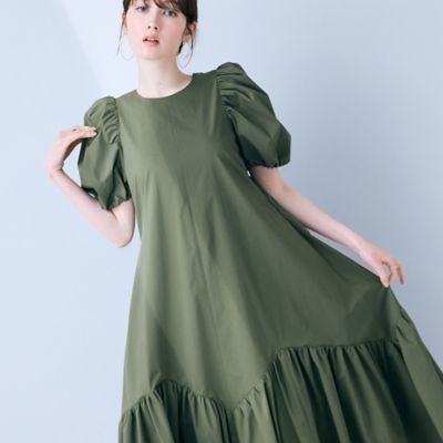 グリーン系 Rose Tiara (Women/大きいサイズ)のワンピース