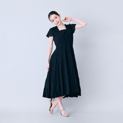 ピンタック綿シフォンワンピース（83013606） | Rose Tiara