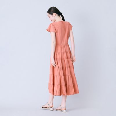 ピンタック綿シフォンワンピース（83013606） | Rose Tiara