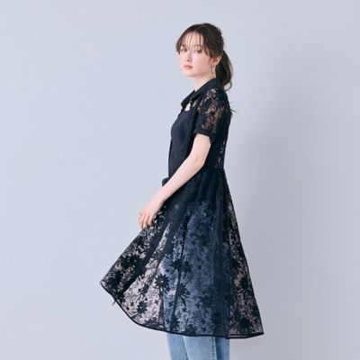 刺繍レースシャツワンピース（83013610） | Rose Tiara (Women