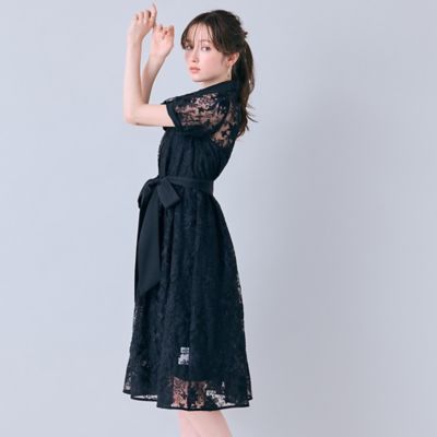 刺繍レースシャツワンピース（83013610） | Rose Tiara (Women