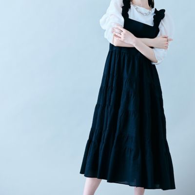 ランダムプリーツティアードワンピース（83014502） | Rose
