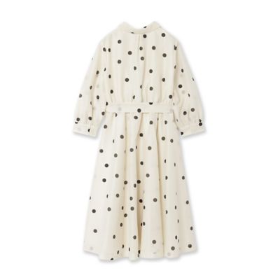 シャツ風ドットワンピース（83014505） | Rose Tiara (Women