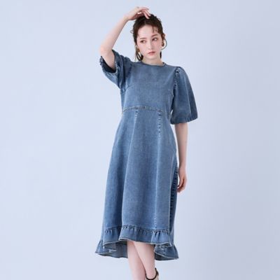 Mayumiさま専用！ 人気のため追加】ライトデニムボリュームスリーブワンピース