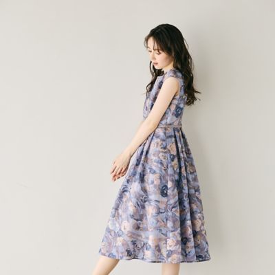 アールヌーボー調刺繍ワンピース（83015501） | Rose