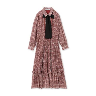 ツィードプリントワンピース（83015504） | Rose Tiara