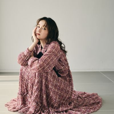 人気追加】ツィードプリントワンピース（83015504A） | Rose