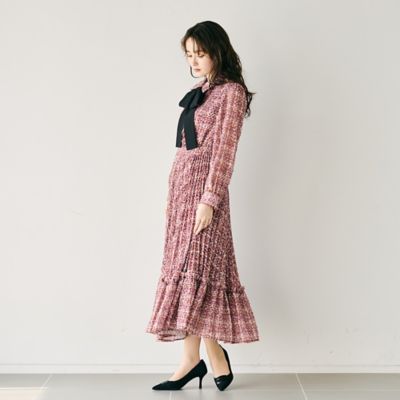 人気追加】ツィードプリントワンピース（83015504A） | Rose