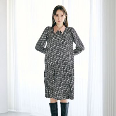 大きいサイズ】ローズティアラ ツイードロングジャケット ノーカラー