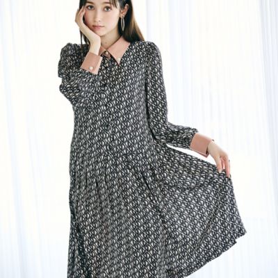 ビジューボタンヴィンテージ風ワンピース（83015505） | Rose