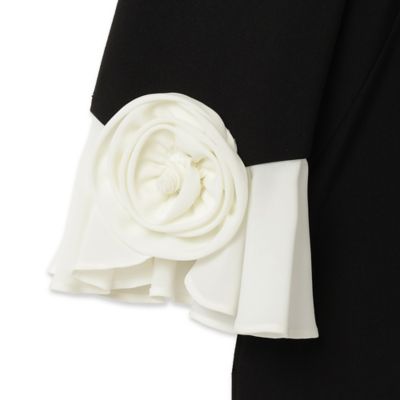 フラワーモチーフ付スリーブワンピース（83015507） | Rose