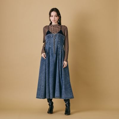 デニムドッキングワンピース（83015508） | Rose Tiara