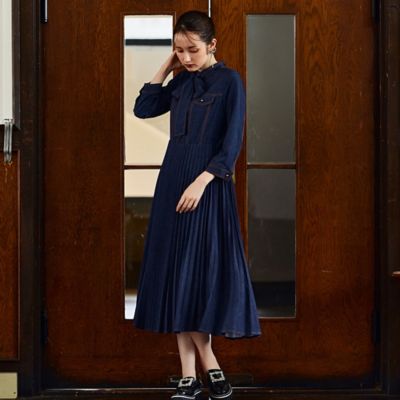 デニム風プリントワンピース（83015601） | Rose Tiara (Women