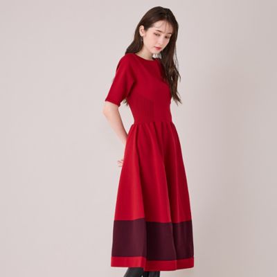 美シルエットニットワンピース（83015610） | Rose Tiara