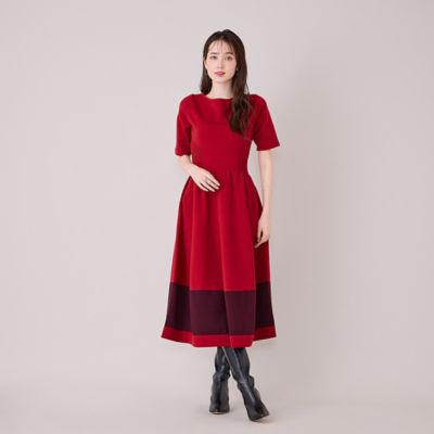 美シルエットニットワンピース（83015610） | Rose Tiara