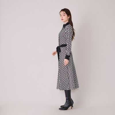 モデル美香着用】幾何チェリープリントワンピース（83015611