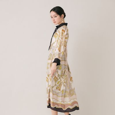 ジュエリープリントワンピース（83016501） | Rose Tiara