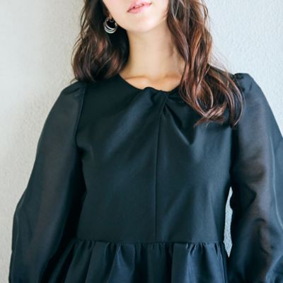 フロントノット＆異素材プルオーバー（８３０３１５０８）