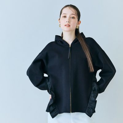 フリル付きジップアップパーカー（83031603） | Rose Tiara