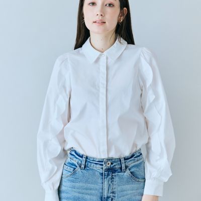 人気追加】ビジューネクタイ付きシャツ（83031609） | Rose
