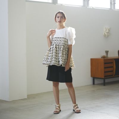 ＜Rose Tiara (Women/大きいサイズ)＞リボンジャカードペプラムキャミソール（８３０３２４０９）