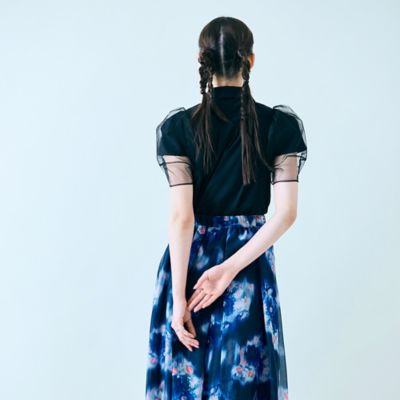 衿ビジューブラウス（８３０３２５１３）