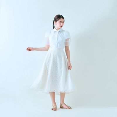 衿ビジューブラウス（８３０３２５１３）