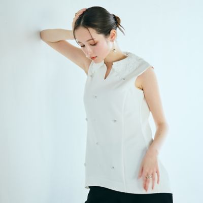 2WAYノースリーブブラウス（83032607） | Rose Tiara